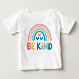 Camiseta De Bebé Benignidad colorida arcoiris