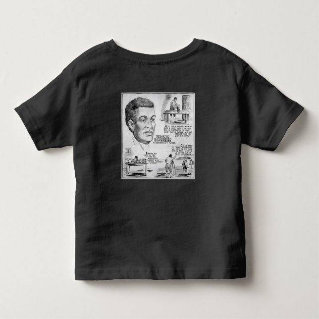 Camiseta De Bebé Benjamin Banneker: Científico negro y revolucionar (Reverso)