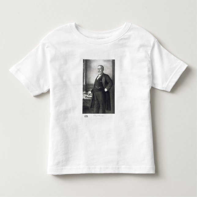 Camiseta De Bebé Benjamin Harrison (1833-1901), 23ro presidente de (Anverso)