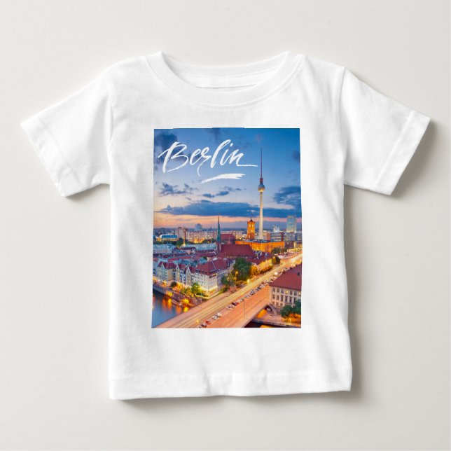 Camiseta De Bebé Berlín, Alemania (Anverso)