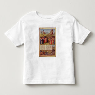 Camiseta De Bebé Bernard cruzada de predicación de Clairvaux de la