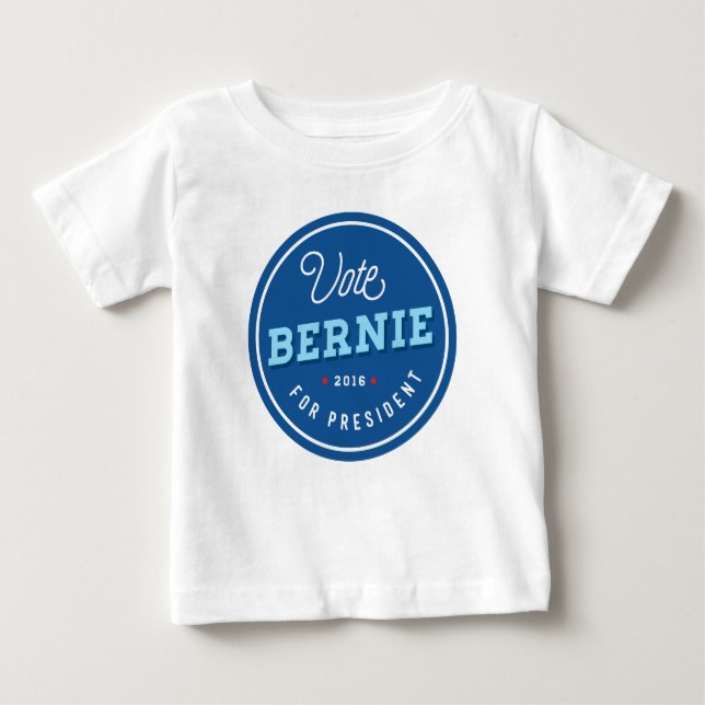 Camiseta De Bebé Bernie retro (Anverso)