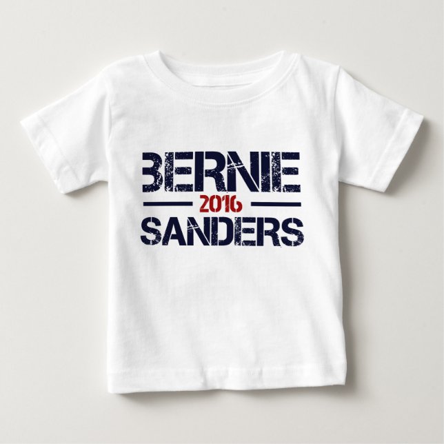 Camiseta De Bebé Bernie Sanders 2016 (Anverso)