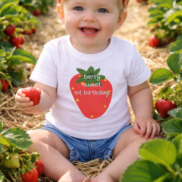 Camiseta De Bebé Berry First Birthday