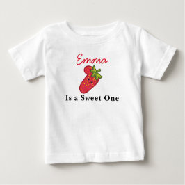 Camiseta De Bebé Berry First Birthday Sweet one