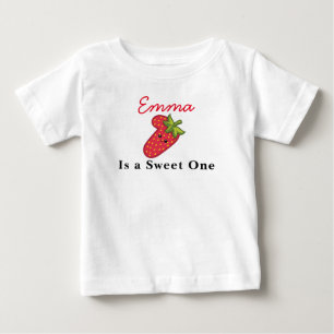 Camiseta De Bebé Berry First Birthday Sweet one