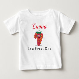 Camiseta De Bebé Berry First Birthday Sweet one T-Shirt