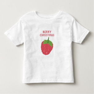 Camiseta De Bebé Berry Navidades Raspberry Fruit Design