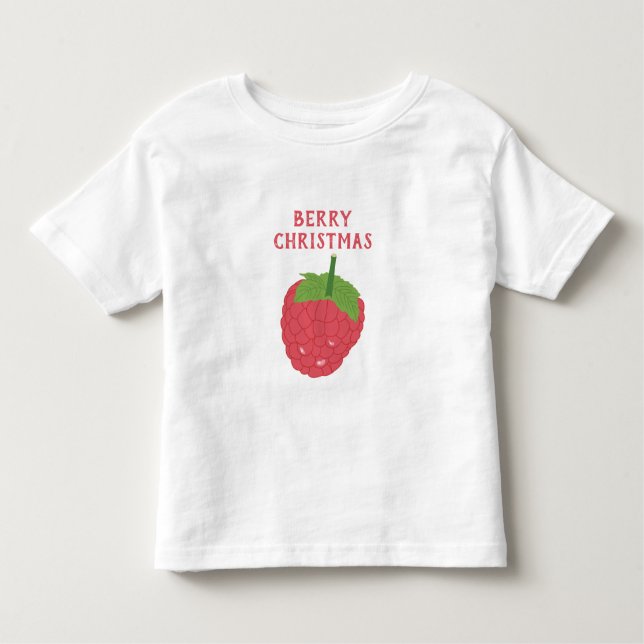 Camiseta De Bebé Berry Navidades Raspberry Fruit Design (Anverso)