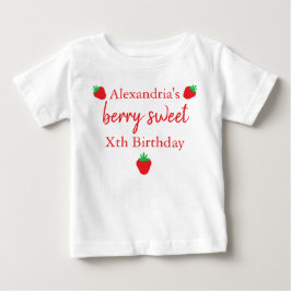 Camiseta De Bebé Berry Sweet Birthday