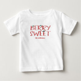 Camiseta De Bebé Berry Sweet Mi 1er Cumpleaños