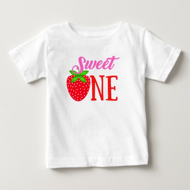 CAMISETA DE BEBÉ BERRY SWEET NACIMIENTO PRIMERO (Anverso)