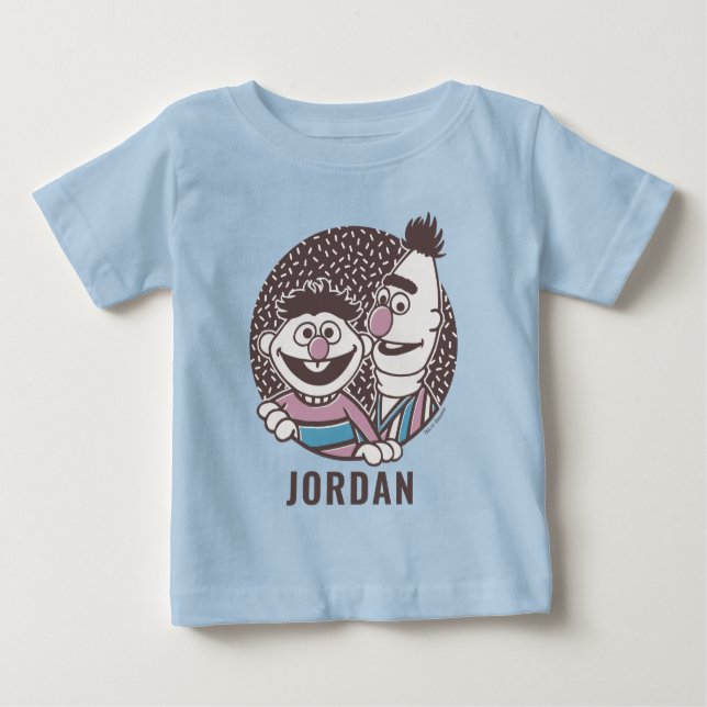 Camiseta De Bebé Bert & Ernie | Bros (Anverso)