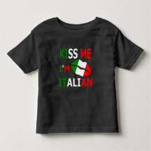 Camiseta de bebé 'Bésame soy italiano'