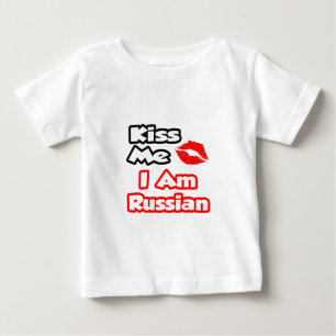 Camiseta De Bebé Bésame... Soy Ruso
