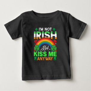 Camiseta De Bebé besarme de todas formas diseño de humor irlandés-6