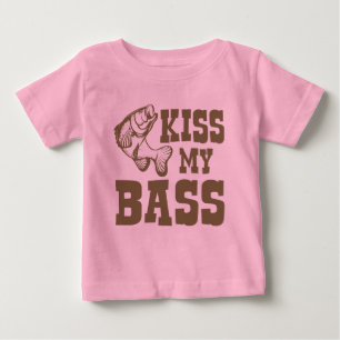 Camiseta De Bebé Bese mi bajo
