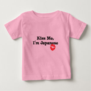 Camiseta De Bebé Béseme I' japonés de m