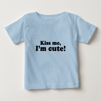 Camiseta De Bebé Béseme, Im camiseta linda del bebé