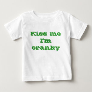 Camiseta De Bebé Béseme que estoy irritable