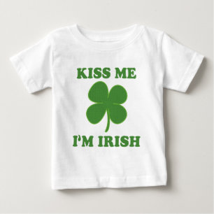 Camiseta De Bebé Béseme que soy irlandés