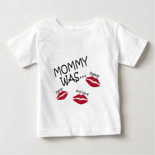 Camiseta De Bebé besos de la mamá