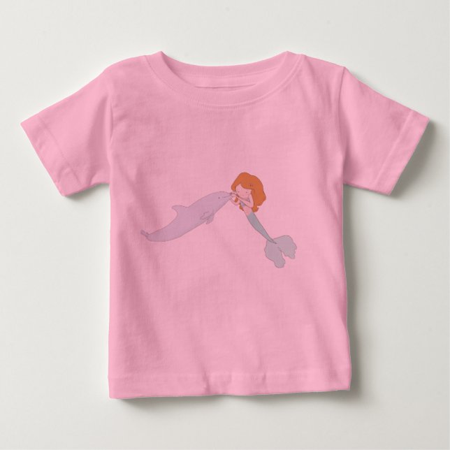 Camiseta De Bebé Besos de sirena (Anverso)