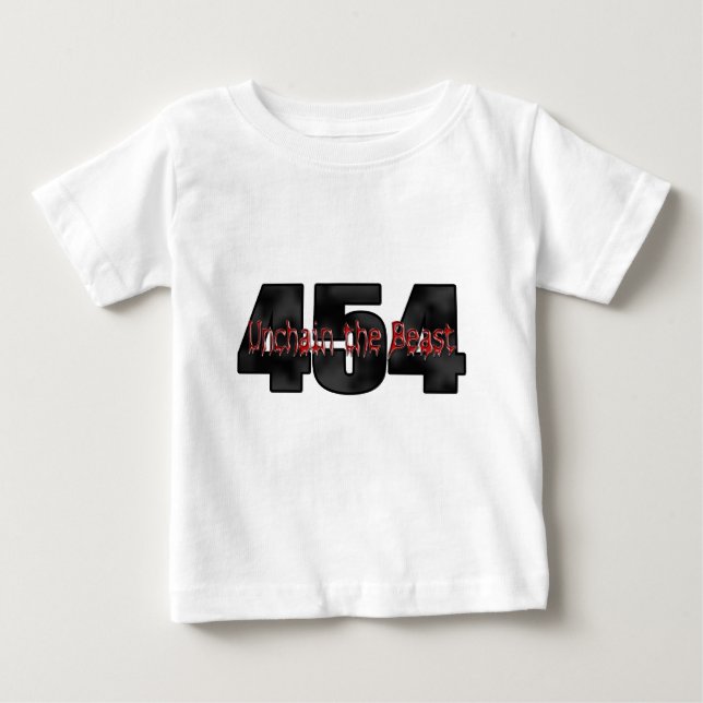 Camiseta De Bebé Bestia grande del bloque 454 (Anverso)