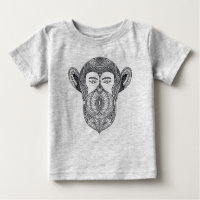 Bestia salvaje del Doodle del bosque