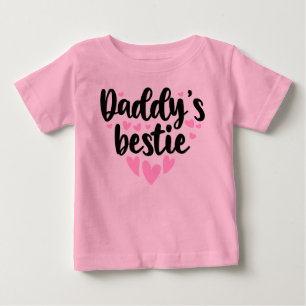 Camiseta De Bebé Bestie de Papi