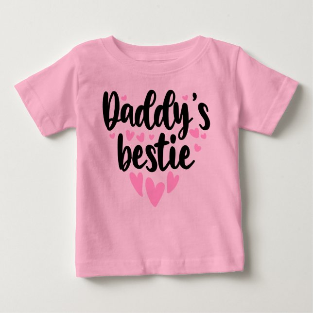 Camiseta De Bebé Bestie de Papi (Anverso)