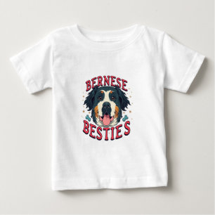 Camiseta De Bebé Besties de Berna - Amistad con la montaña de Berna
