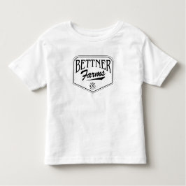 Camiseta De Bebé Bettner Farms Badge Design Toddler Tshirt