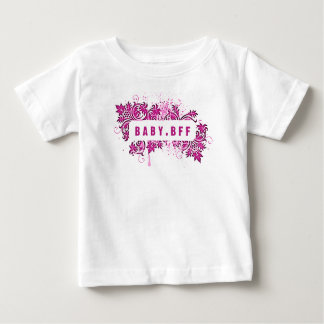 Camiseta De Bebé bff (hawt pink)