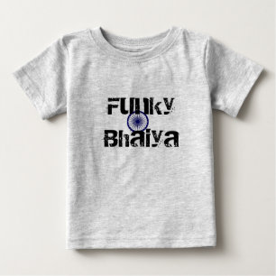 Camiseta De Bebé Bhaiya enrrollado