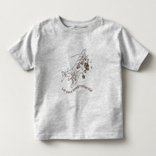 Camiseta De Bebé Bi-planos Art Deco - deja volar tu imaginación.