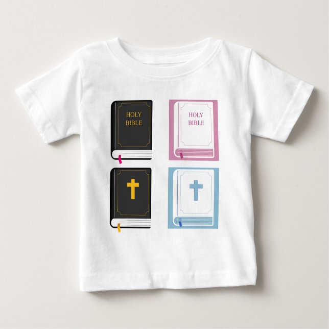 Camiseta De Bebé biblias (Anverso)