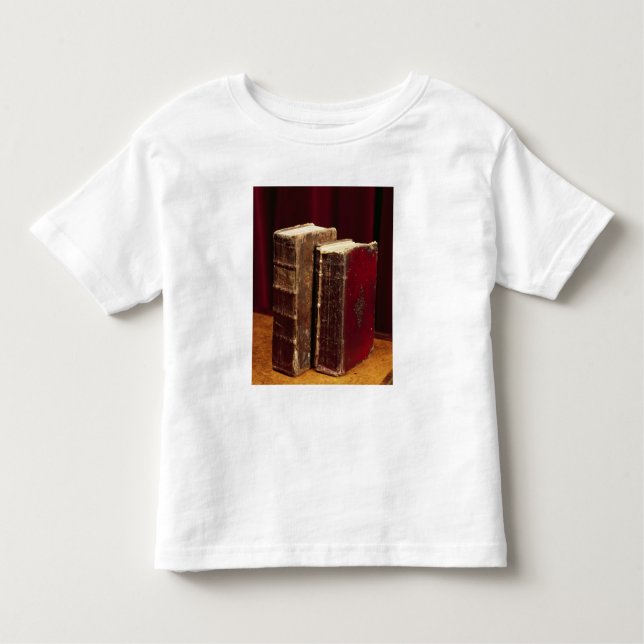 Camiseta De Bebé Biblias pertenecientes a Lord Byron y Augusta Leig (Anverso)