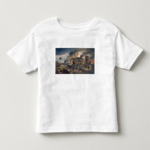 Camiseta De Bebé Biblioteca pública y templo de los vientos, placa