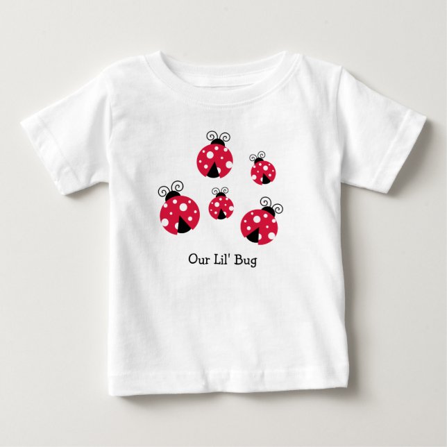 Camiseta De Bebé Bicho de cola personalizado (Anverso)