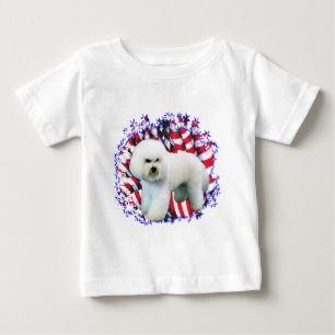 Camiseta De Bebé Bichon Frise Patriot