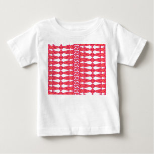 Camiseta De Bebé Bichos rojos y rosas