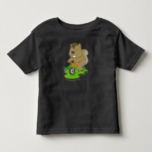 Camiseta De Bebé Bicicleta de ardilla