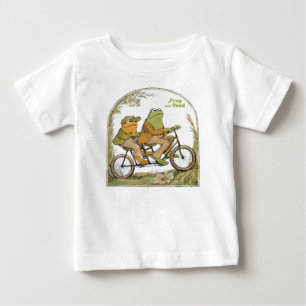 Camiseta De Bebé Bicicleta de rana y toad construida para dos