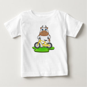Camiseta De Bebé Bicicleta de vaca