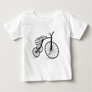 Camiseta De Bebé Bicicleta en 3 ruedas