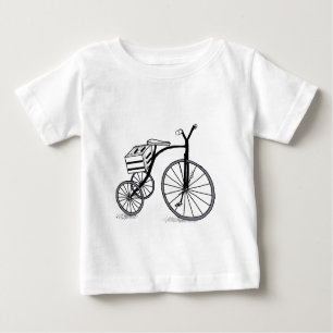 Camiseta De Bebé Bicicleta en 3 ruedas