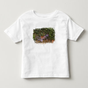 Camiseta De Bebé Bicicleta estacionada, Pienza, Italia, Toscana