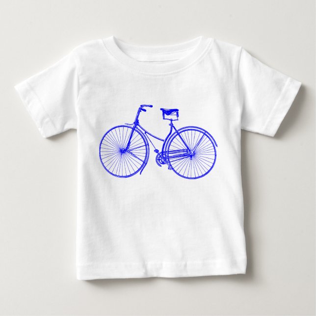 Camiseta De Bebé Bicicleta Vintage (Anverso)