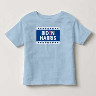 Camiseta De Bebé Biden / Harris Stars Frame White Blue
